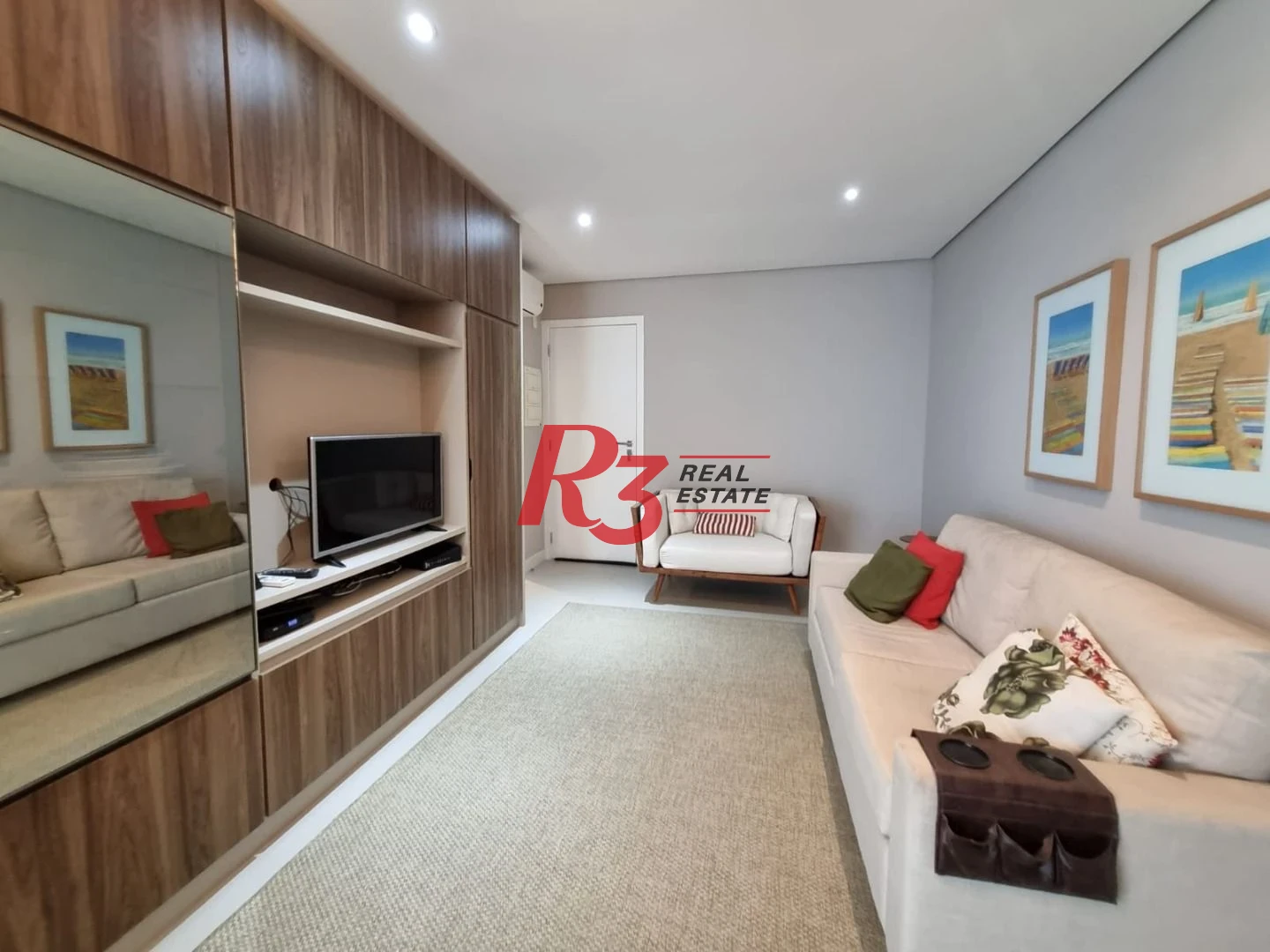 Apartamento para alugar, 45 m² por R$ 5.900,02/mês - Pompéia - Santos/SP