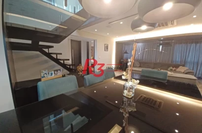 Cobertura à venda, 177 m² por R$ 2.200.000,00 - José Menino - Santos/SP