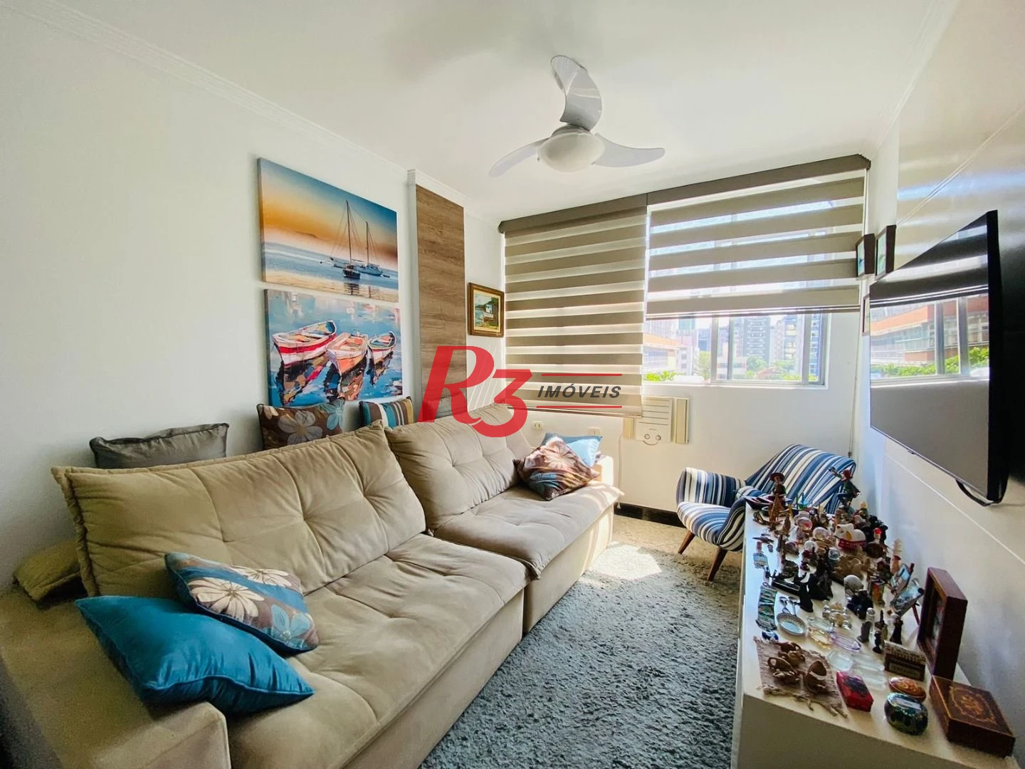 Apartamento com 3 dormitórios à venda, 95 m² por R$ 880.000,00 - Ponta da Praia - Santos/SP