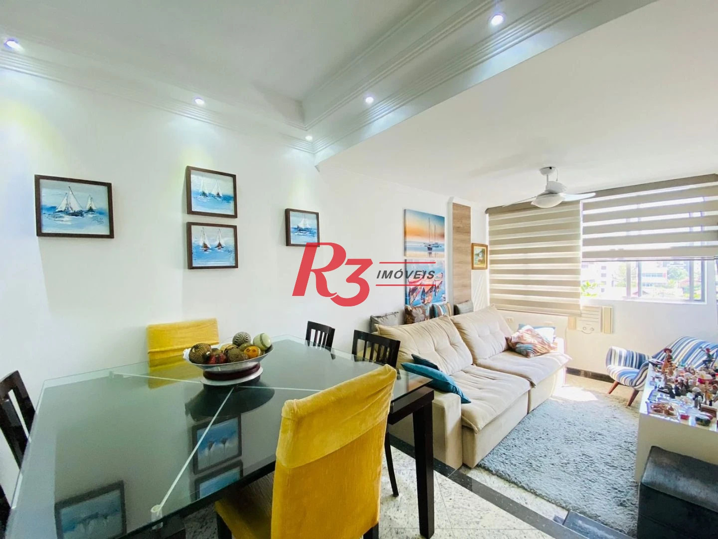 Apartamento com 3 dormitórios à venda, 95 m² por R$ 880.000,00 - Ponta da Praia - Santos/SP
