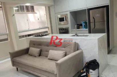 Apartamento à venda, 96 m² por R$ 550.000,00 - José Menino - Santos/SP