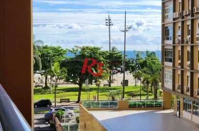 Apartamento com 1 dormitório para alugar, 52 m² por R$ 3.700,00/mês - Boqueirão - Santos/SP