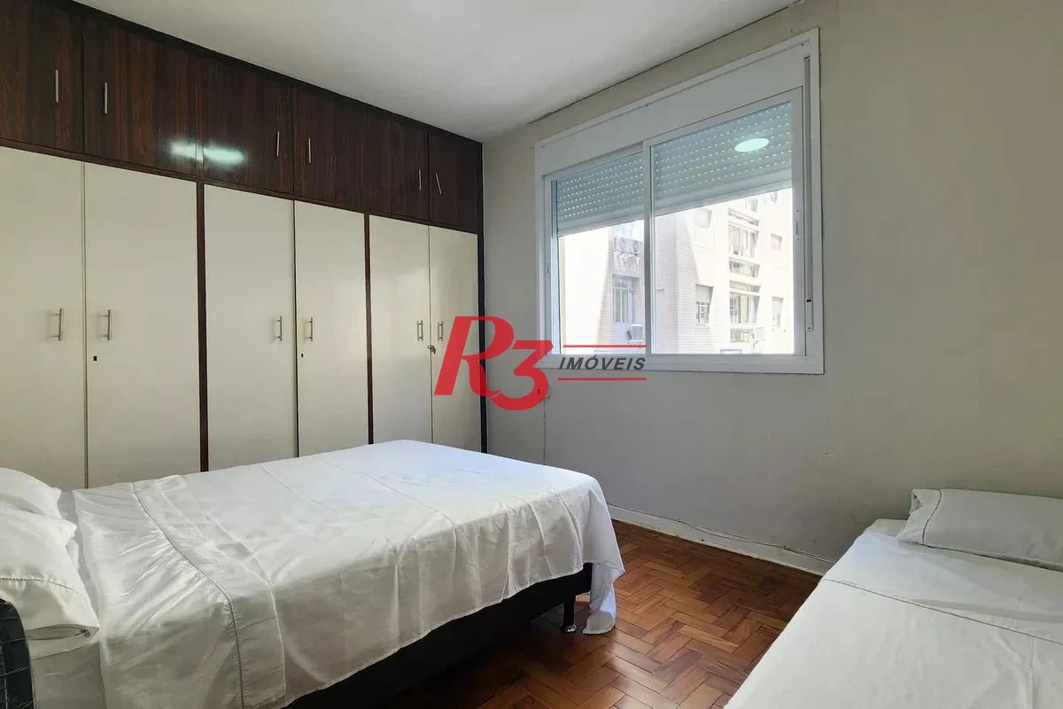 Apartamento com 1 dormitório para alugar, 52 m² por R$ 3.700,00/mês - Boqueirão - Santos/SP