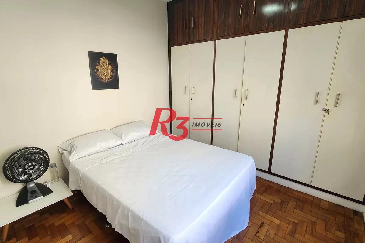 Apartamento com 1 dormitório para alugar, 52 m² por R$ 3.700,00/mês - Boqueirão - Santos/SP