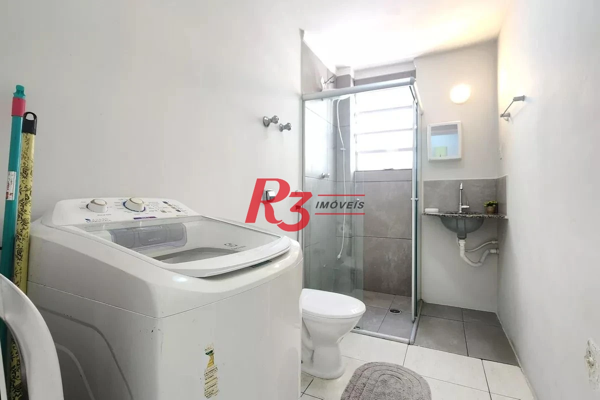Apartamento com 1 dormitório para alugar, 52 m² por R$ 3.700,00/mês - Boqueirão - Santos/SP