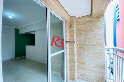 Apartamento com 2 dormitórios à venda, 60 m² por R$ 460.000,00 - José Menino - Santos/SP