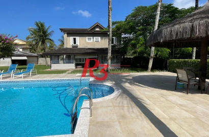 Casa, 455 m² - venda por R$ 4.000.000,00 ou aluguel por R$ 19.500,00/mês - Acapulco - Guarujá/SP