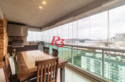 Apartamento à venda, 360 m² por R$ 7.980.000,00 - Gonzaga - Santos/SP