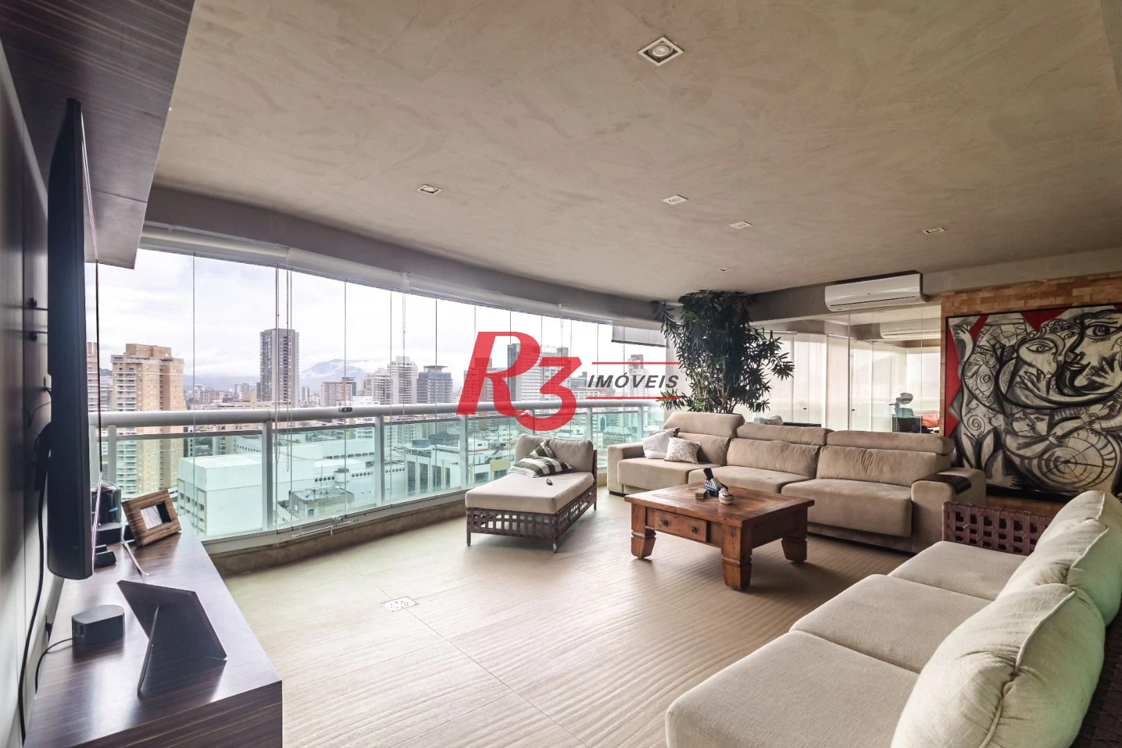 Apartamento à venda, 360 m² por R$ 7.980.000,00 - Gonzaga - Santos/SP