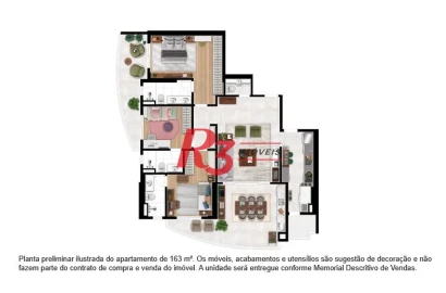 Apartamento à venda, 163 m² por R$ 2.076.400,00 - Ponta da Praia - Santos/SP