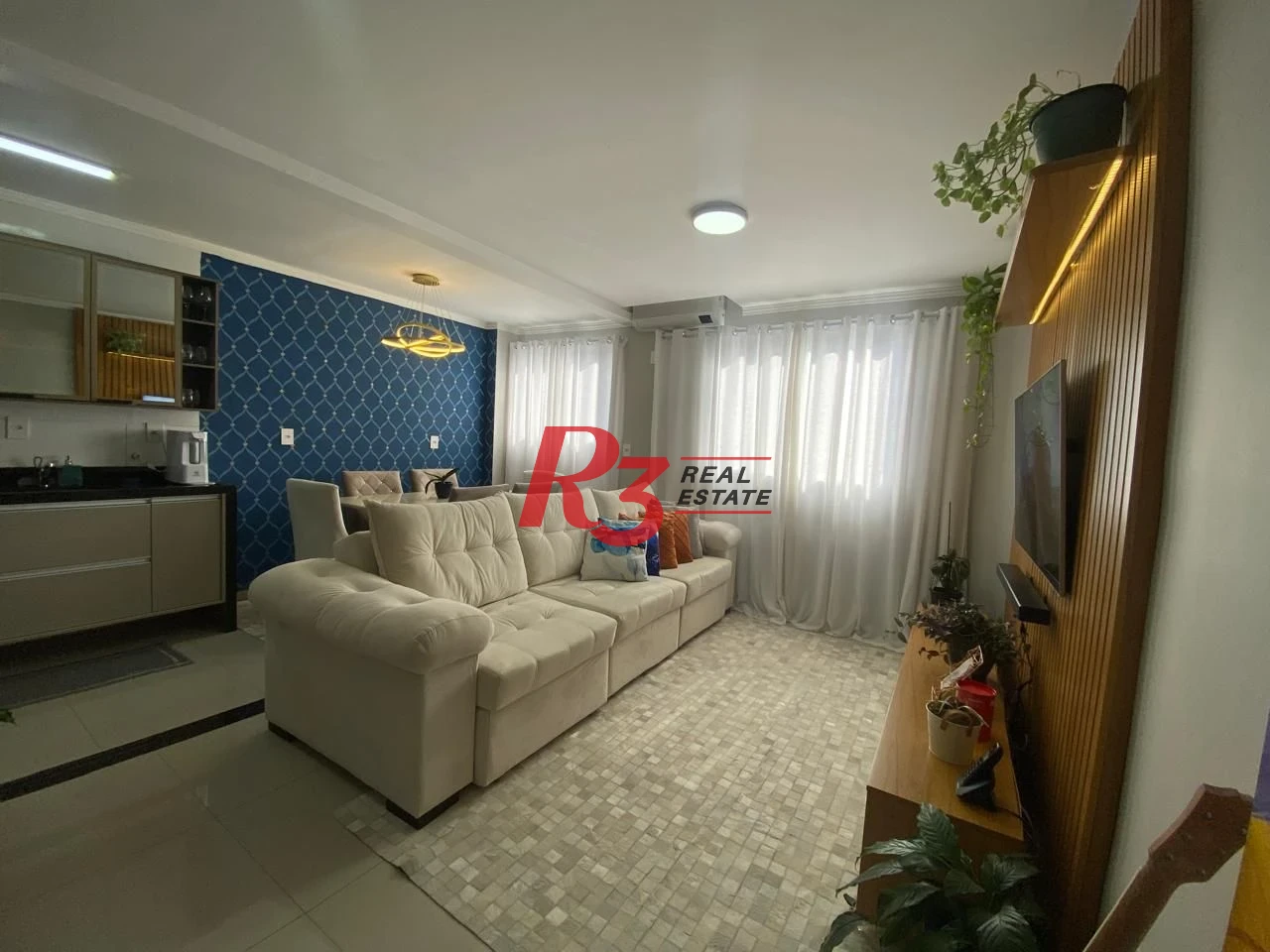 Village com 3 dormitórios à venda, 125 m² por R$ 789.000,00 - Marapé - Santos/SP