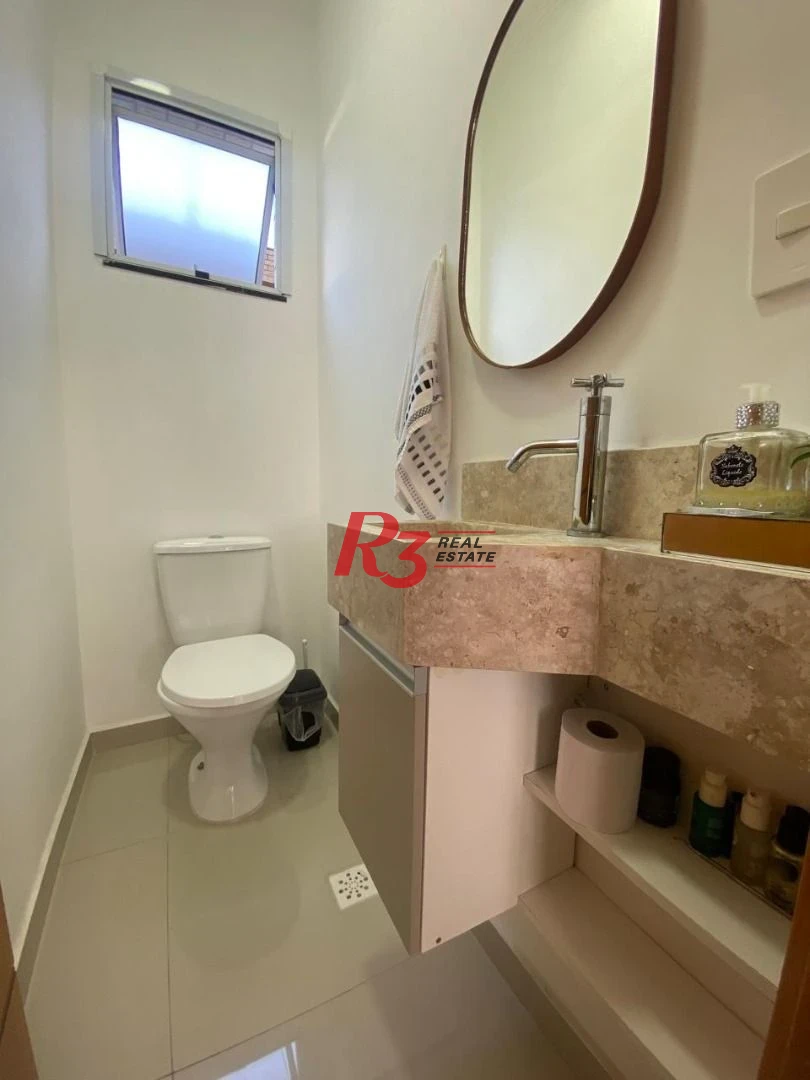 Village com 3 dormitórios à venda, 125 m² por R$ 789.000,00 - Marapé - Santos/SP