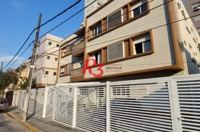 Apartamento com 2 dormitórios para alugar, 78 m² por R$ 493,97/mês - Boqueirão - Santos/SP