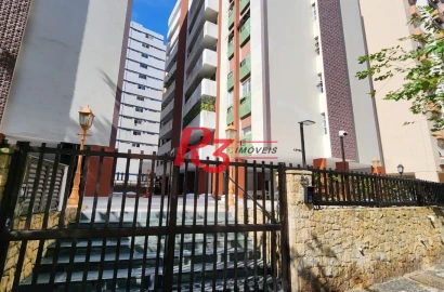 Apartamento à venda, 161 m² por R$ 1.200.000,00 - Gonzaga - Santos/SP