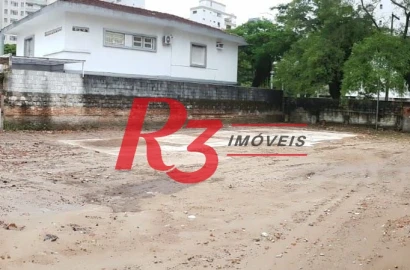 Terreno para alugar, 654 m² por R$ 10.998,74/mês - Centro - Guarujá/SP