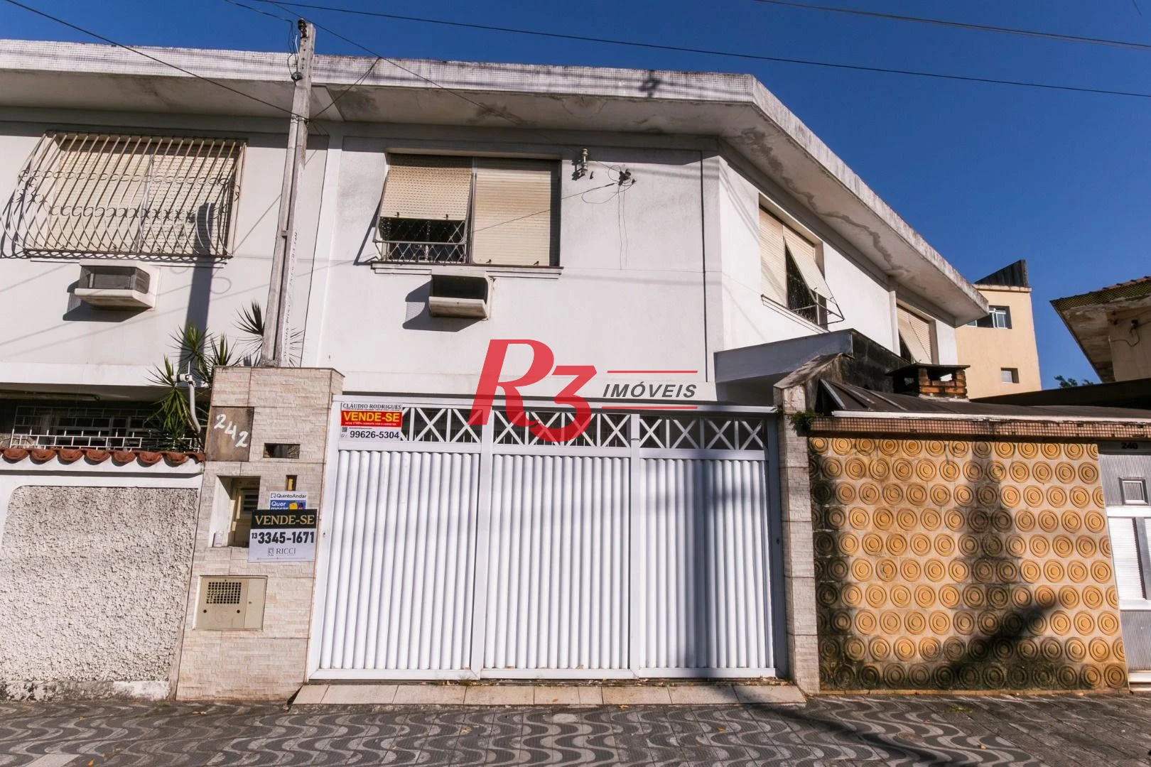 Sobrado com 3 dormitórios, 157 m² - venda por R$ 1.390.000,00 ou aluguel por R$ 4.890,00/mês - Aparecida - Santos/SP