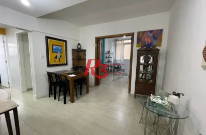 Apartamento com 1 dormitório à venda, 61 m² por R$ 400.000,00 - Boqueirão - Santos/SP