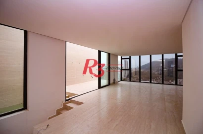 Cobertura com 3 dormitórios à venda, 160 m² por R$ 2.900.000,00 - José Menino - Santos/SP