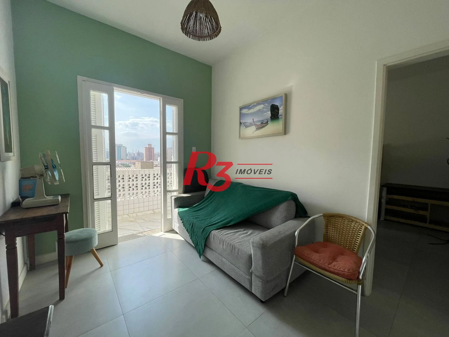 Apartamento com 1 dormitório à venda, 47 m² por R$ 335.000,00 - Embaré - Santos/SP