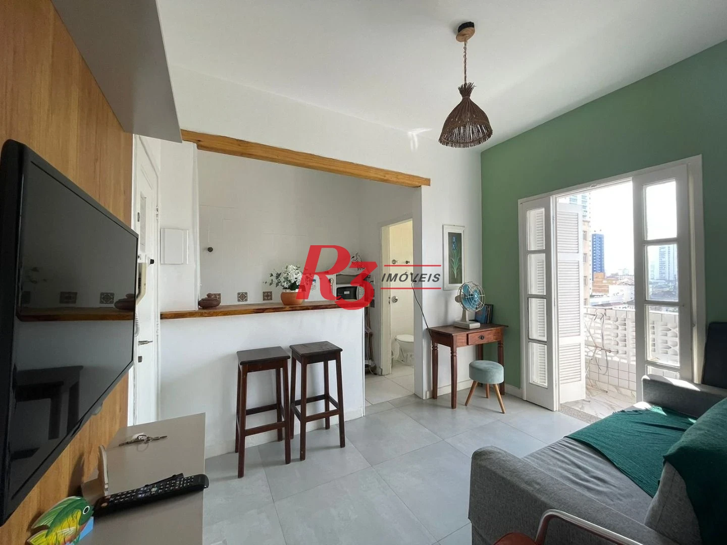 Apartamento com 1 dormitório à venda, 47 m² por R$ 335.000,00 - Embaré - Santos/SP