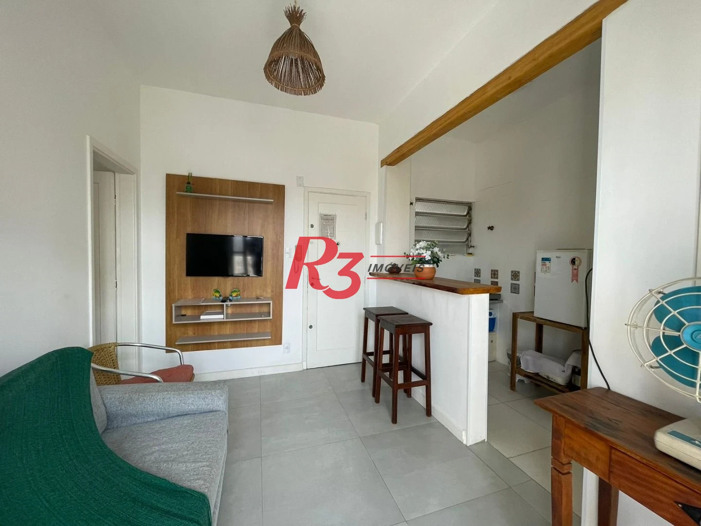 Apartamento com 1 dormitório à venda, 47 m² por R$ 335.000,00 - Embaré - Santos/SP