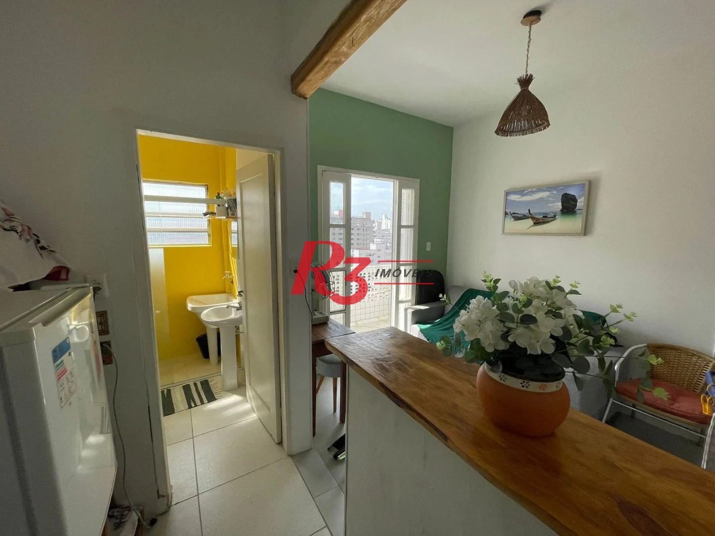 Apartamento com 1 dormitório à venda, 47 m² por R$ 335.000,00 - Embaré - Santos/SP