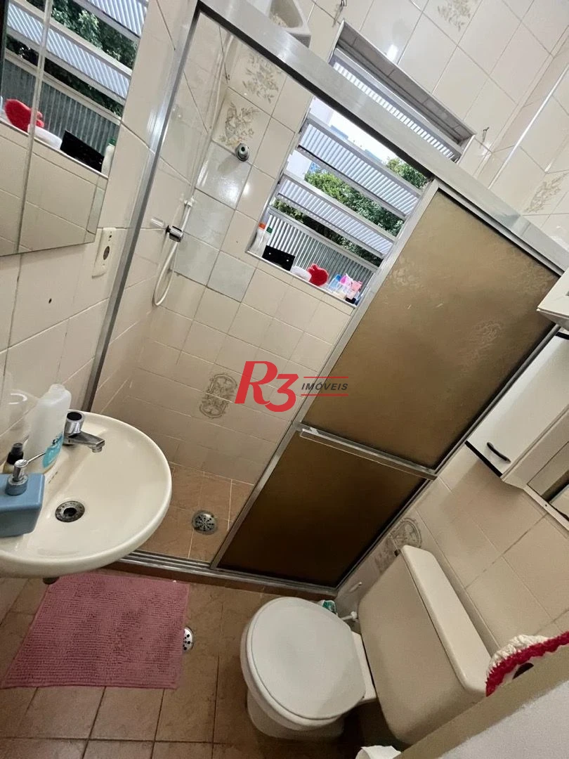 Kitnet com 1 dormitório para alugar, 32 m² por R$ 2.800,00/mês - Aparecida - Santos/SP