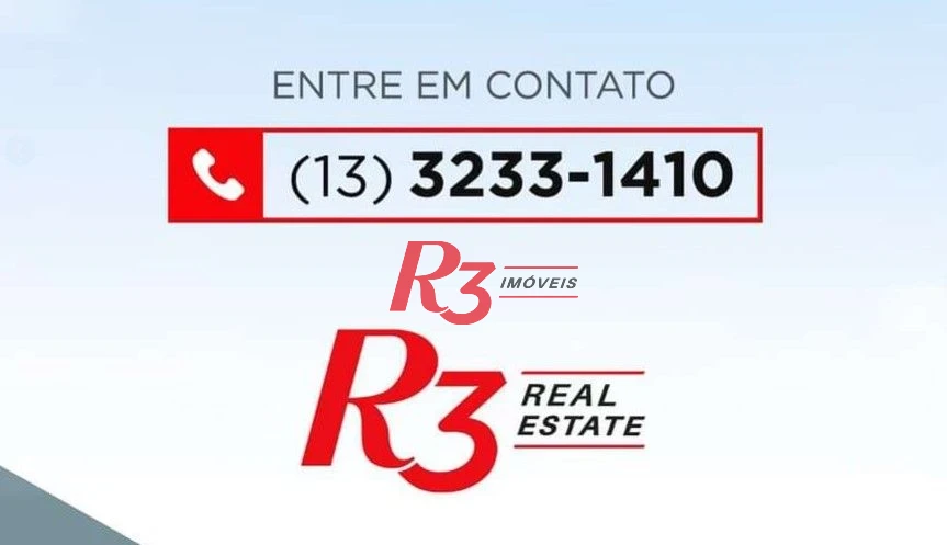 Kitnet com 1 dormitório para alugar, 32 m² por R$ 2.800,00/mês - Aparecida - Santos/SP