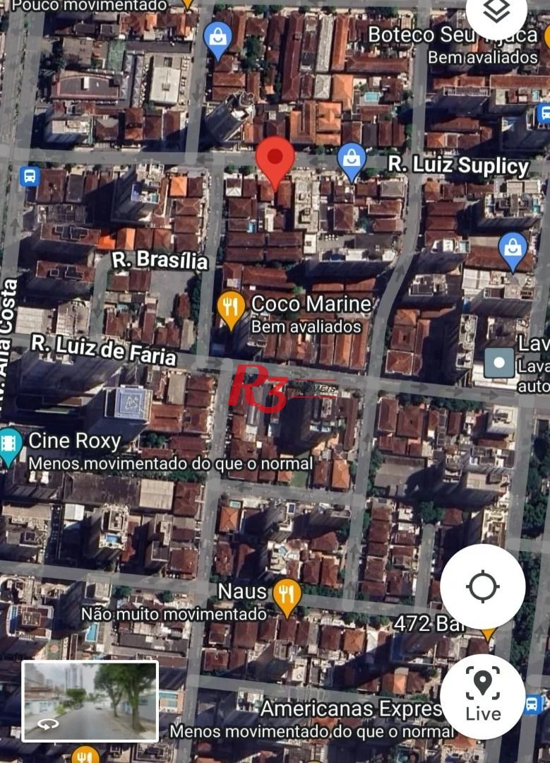 Terreno à venda, 984 m² por R$ 14.000.000,00 - Gonzaga - Santos/SP