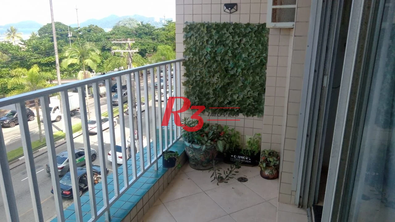 Apartamento com 3 dormitórios para alugar, 148 m² por R$ 8.982,40/mês - Pompéia - Santos/SP