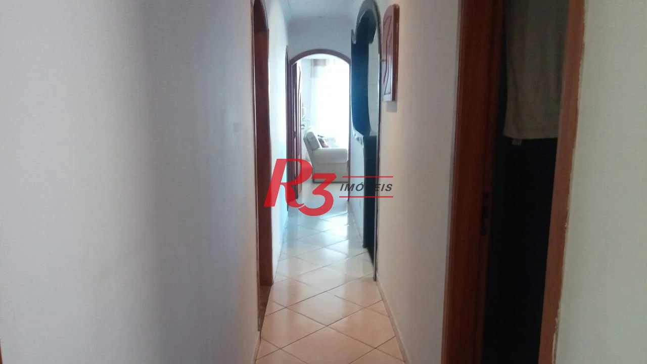 Apartamento com 3 dormitórios para alugar, 148 m² por R$ 8.982,40/mês - Pompéia - Santos/SP
