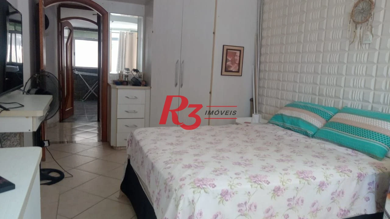 Apartamento com 3 dormitórios para alugar, 148 m² por R$ 8.982,40/mês - Pompéia - Santos/SP