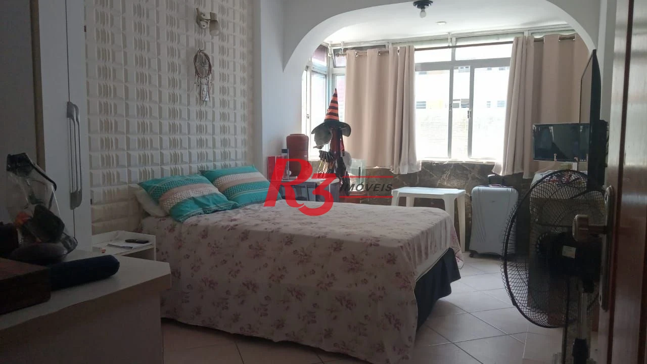 Apartamento com 3 dormitórios para alugar, 148 m² por R$ 8.982,40/mês - Pompéia - Santos/SP