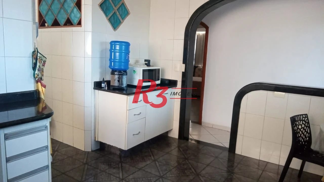 Apartamento com 3 dormitórios para alugar, 148 m² por R$ 8.982,40/mês - Pompéia - Santos/SP