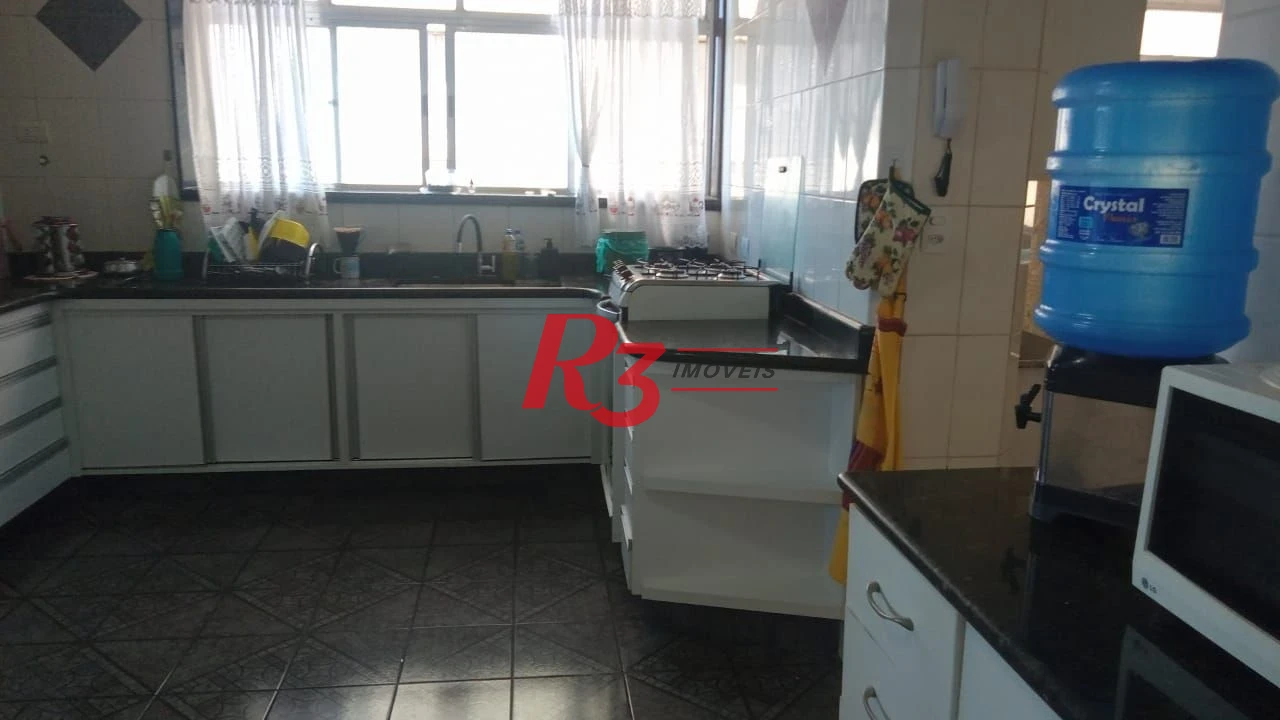 Apartamento com 3 dormitórios para alugar, 148 m² por R$ 8.982,40/mês - Pompéia - Santos/SP