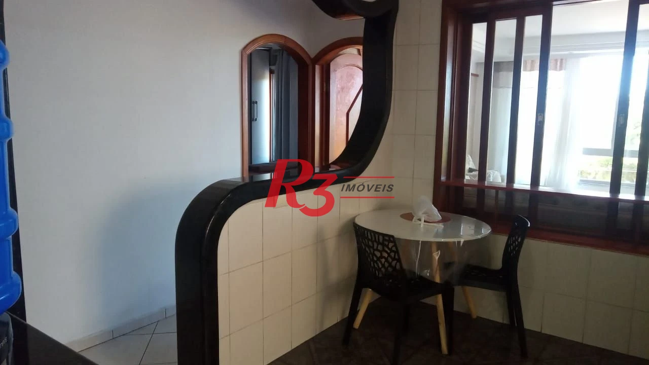 Apartamento com 3 dormitórios para alugar, 148 m² por R$ 8.982,40/mês - Pompéia - Santos/SP
