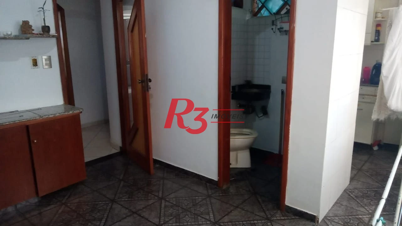 Apartamento com 3 dormitórios para alugar, 148 m² por R$ 8.982,40/mês - Pompéia - Santos/SP