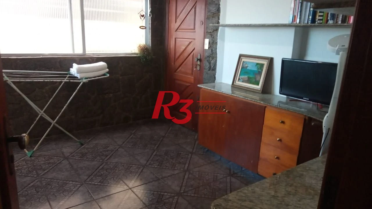Apartamento com 3 dormitórios para alugar, 148 m² por R$ 8.982,40/mês - Pompéia - Santos/SP