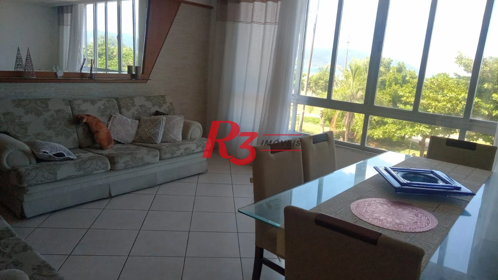 Apartamento com 3 dormitórios para alugar, 148 m² por R$ 8.982,40/mês - Pompéia - Santos/SP