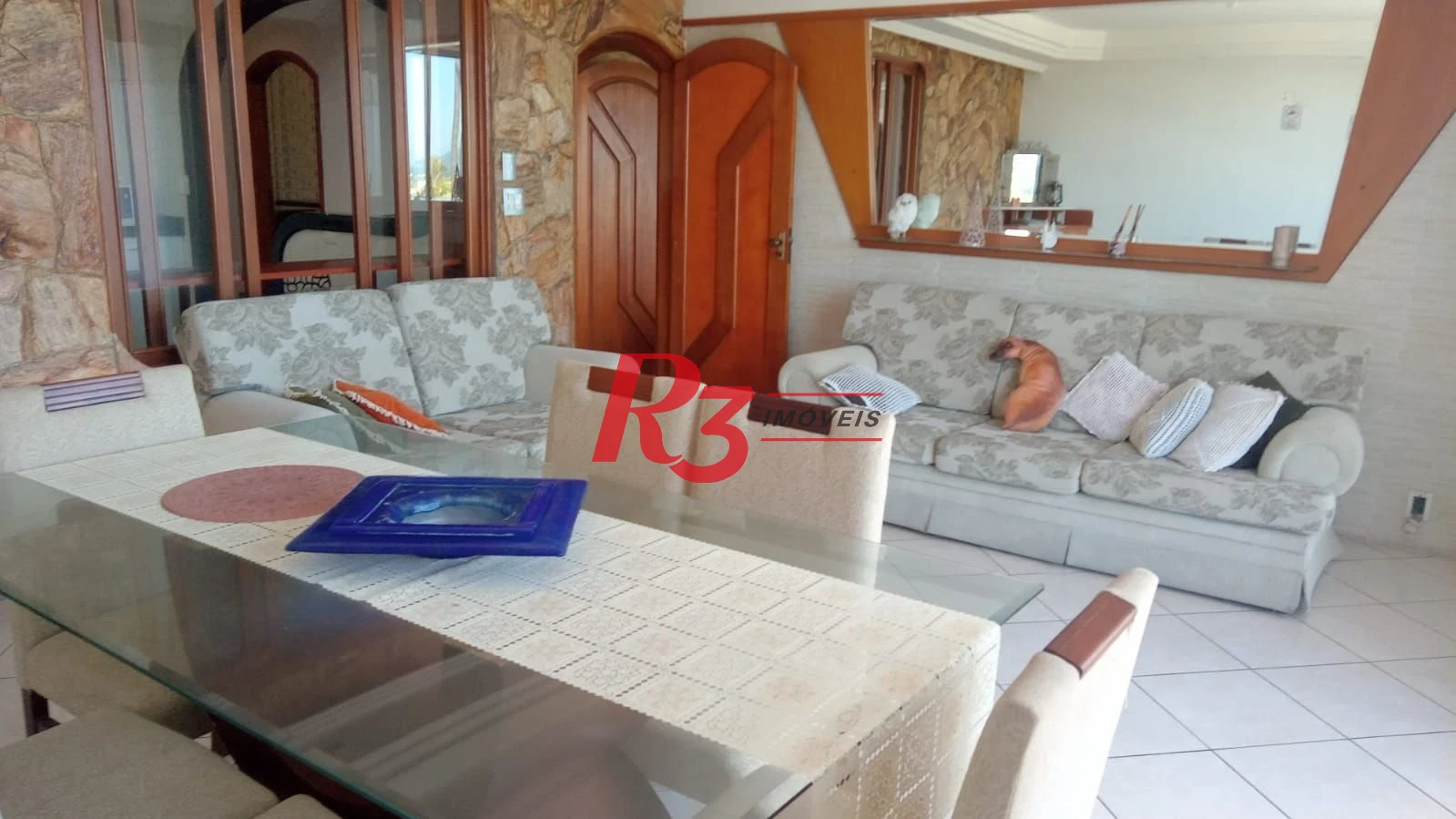 Apartamento com 3 dormitórios para alugar, 148 m² por R$ 8.982,40/mês - Pompéia - Santos/SP