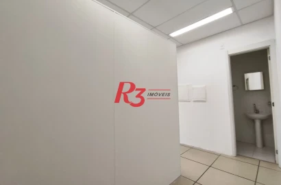 Sala à venda, 89 m² por R$ 320.000,00 - Valongo - Santos/SP