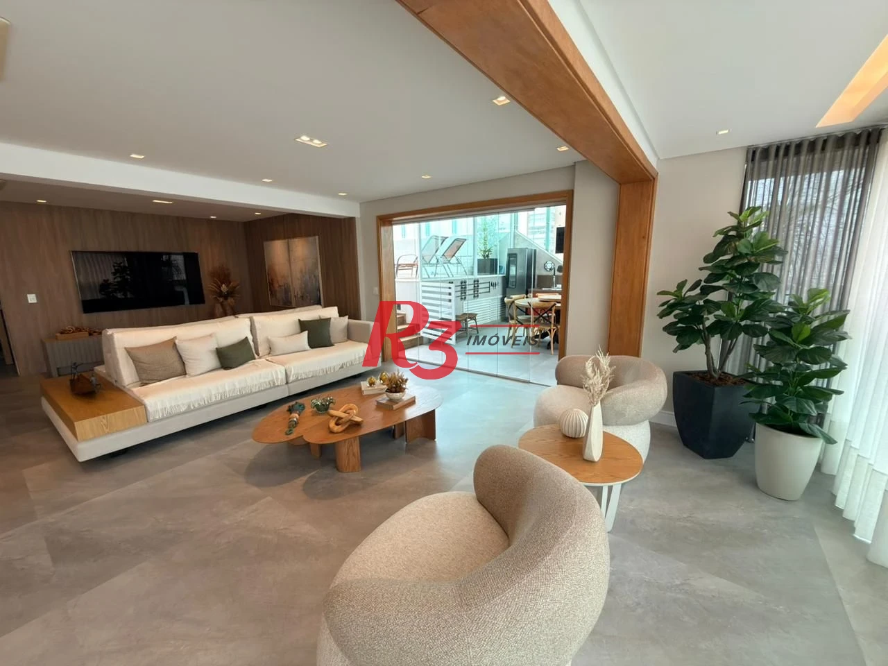 Cobertura com 4 dormitórios à venda, 242 m² por R$ 5.500.000,00 - Gonzaga - Santos/SP