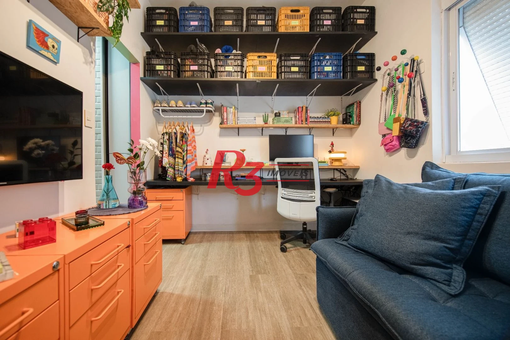 Kitnet com 1 dormitório à venda, 27 m² por R$ 295.000,00 - Embaré - Santos/SP