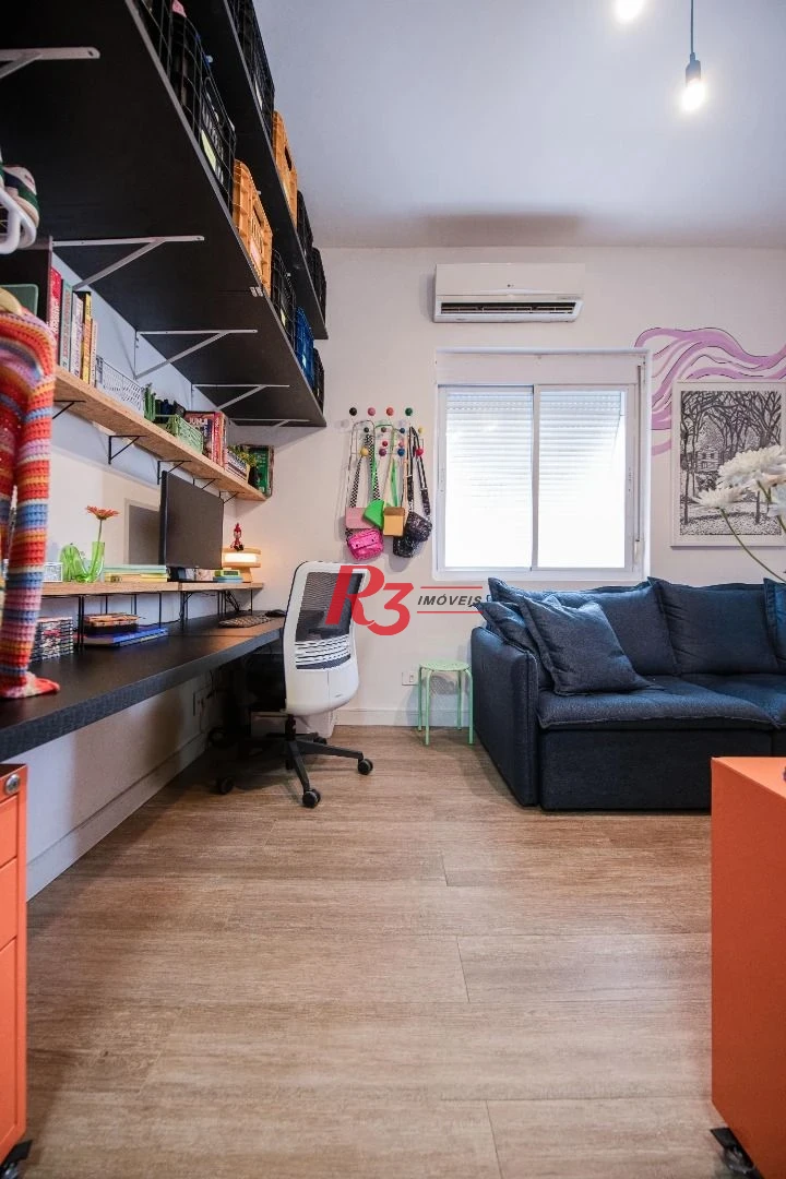 Kitnet com 1 dormitório à venda, 27 m² por R$ 295.000,00 - Embaré - Santos/SP