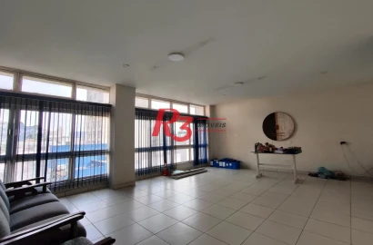 Sala para alugar, 128 m² por R$ 2.500,00/ano - Centro - Santos/SP