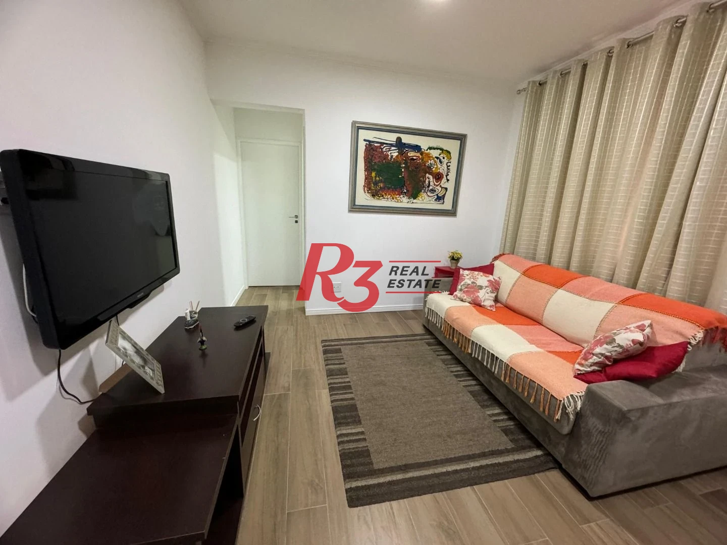 Apartamento com 1 dormitório à venda, 55 m² por R$ 360.000,00 - Boa Vista - São Vicente/SP