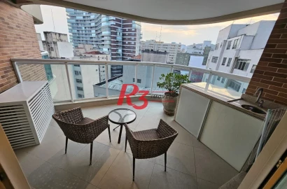 Apartamento à venda, 45 m² por R$ 860.000,00 - Pompéia - Santos/SP