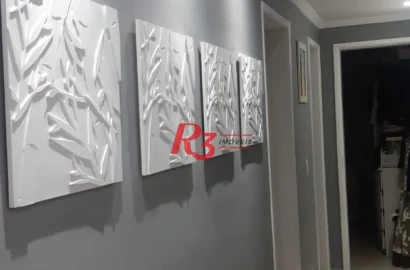 Apartamento com 2 dormitórios à venda, 68 m² por R$ 450.000,00 - Morro Nova Cintra - Santos/SP
