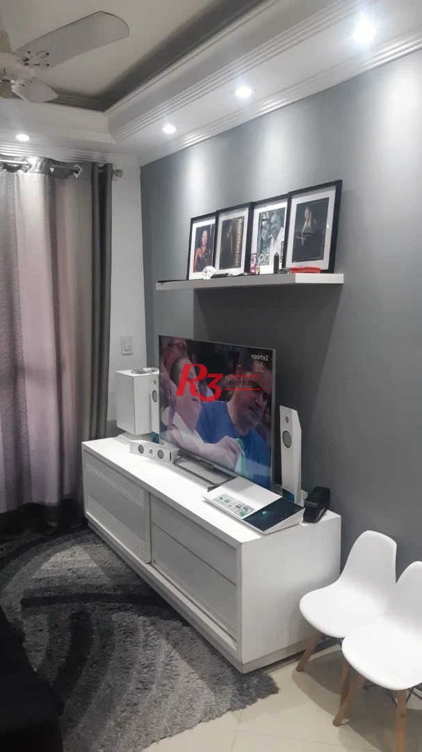 Apartamento com 2 dormitórios à venda, 68 m² por R$ 450.000,00 - Morro Nova Cintra - Santos/SP