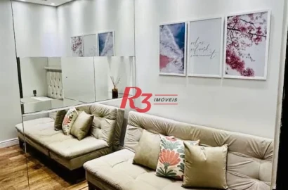 Flat à venda, 36 m² por R$ 300.000,00 - Centro - São Vicente/SP